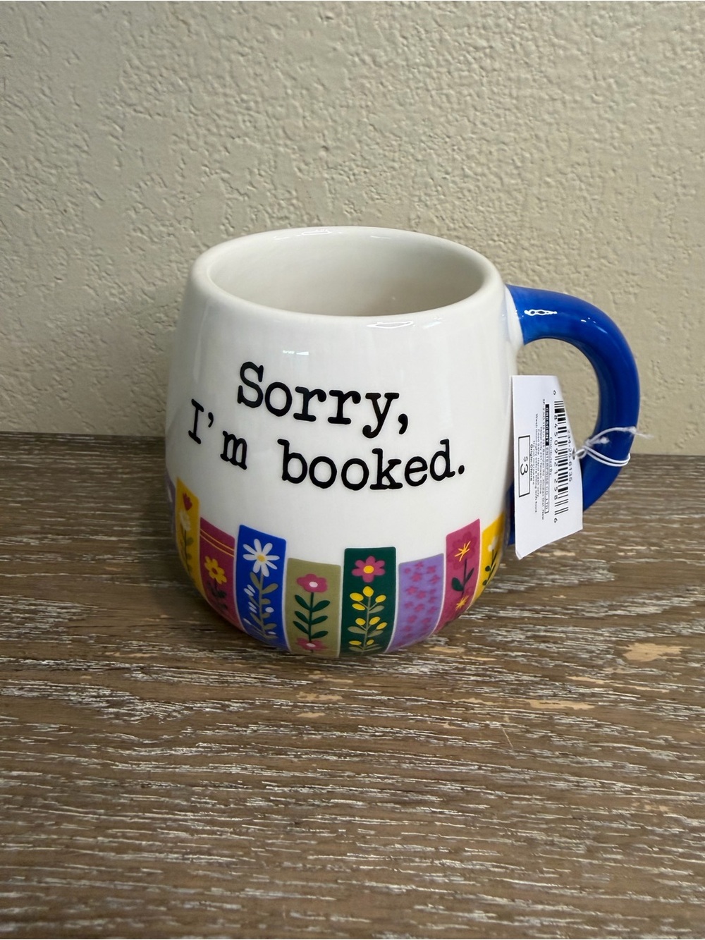 Target 'Sorry, I'm Booked.' Floral Ceramic Mug